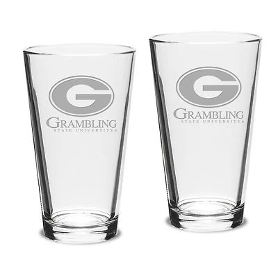 Grambling Tigers 2-Piece 16oz. Classic Pub Glass Set