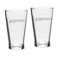 Morehouse Maroon Tigers 2-Piece 16oz. Classic Pub Glass Set