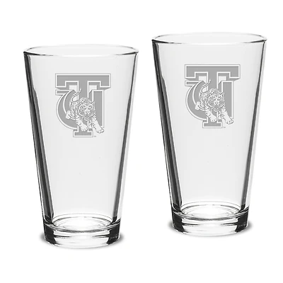 Tuskegee Golden Tigers 2-Piece 16oz. Classic Pub Glass Set
