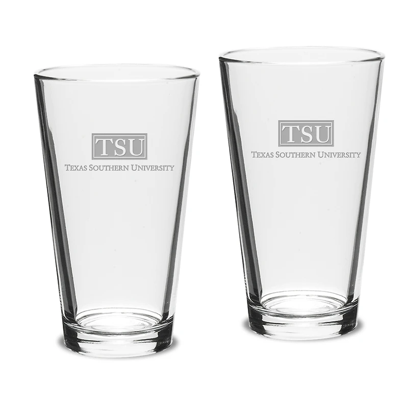 Texas Southern Tigers 2-Piece 16oz. Classic Pub Glass Set