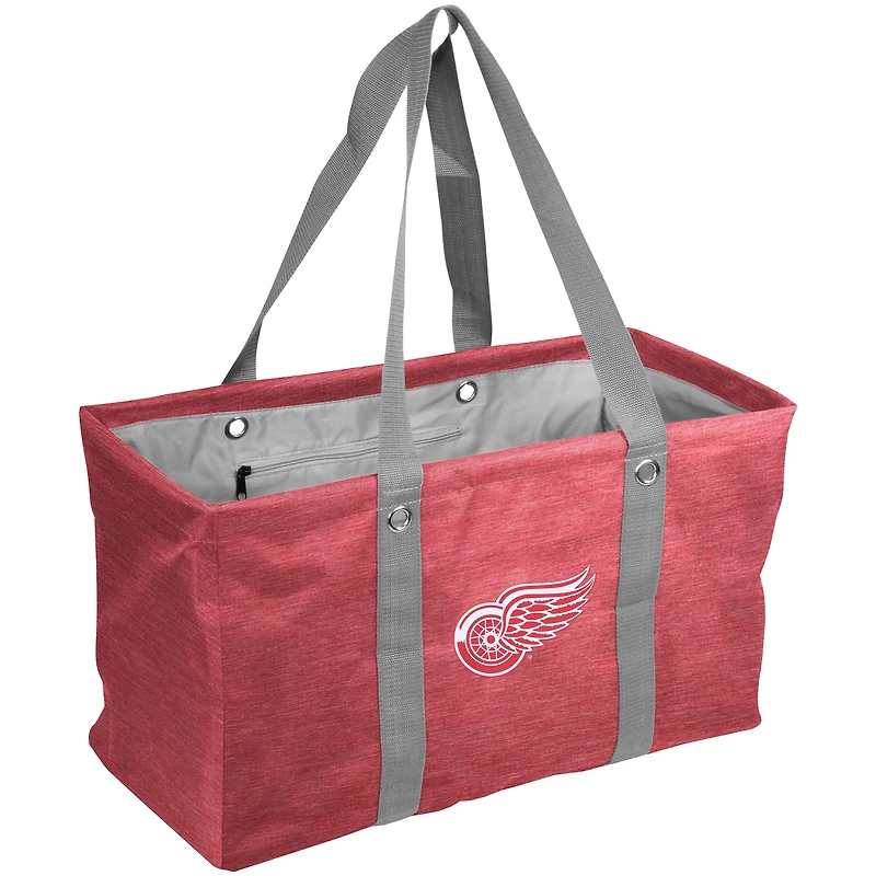 Detroit Red Wings Crosshatch Picnic Caddy Tote Bag