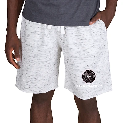 Men's Concepts Sport White Inter Miami CF Alley Fleece Shorts