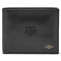 Men's Fossil Texas A&M Aggies Leather Ryan RFID Passcase Wallet