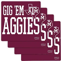 Texas A&M Aggies Four-Pack Specialty Coaster Set