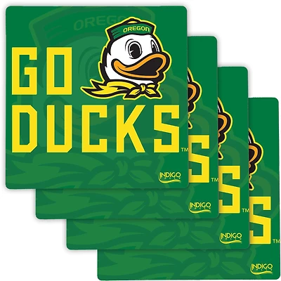 Oregon Ducks Four-Pack Specialty Coaster Set