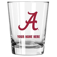 Alabama Crimson Tide 15oz. Personalized Double Old Fashioned Glass