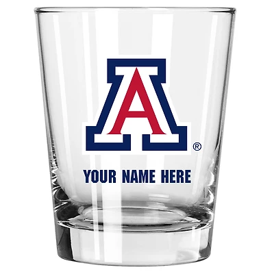 Arizona Wildcats 15oz. Personalized Double Old Fashioned Glass
