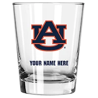 Auburn Tigers 15oz. Personalized Double Old Fashioned Glass