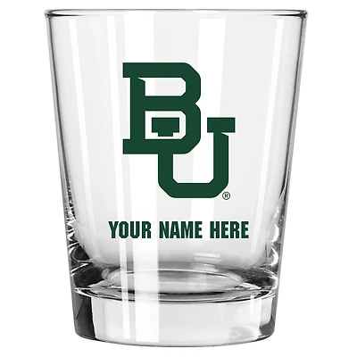Baylor Bears 15oz. Personalized Double Old Fashioned Glass