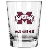 Mississippi State Bulldogs 15oz. Personalized Double Old Fashioned Glass