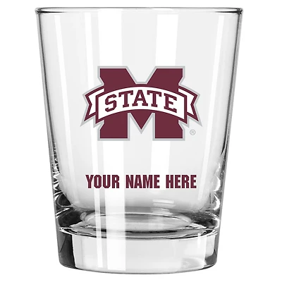 Mississippi State Bulldogs 15oz. Personalized Double Old Fashioned Glass