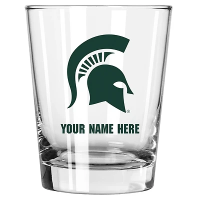 Michigan State Spartans 15oz. Personalized Double Old Fashioned Glass