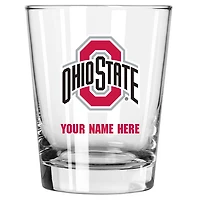 Ohio State Buckeyes 15oz. Personalized Double Old Fashioned Glass