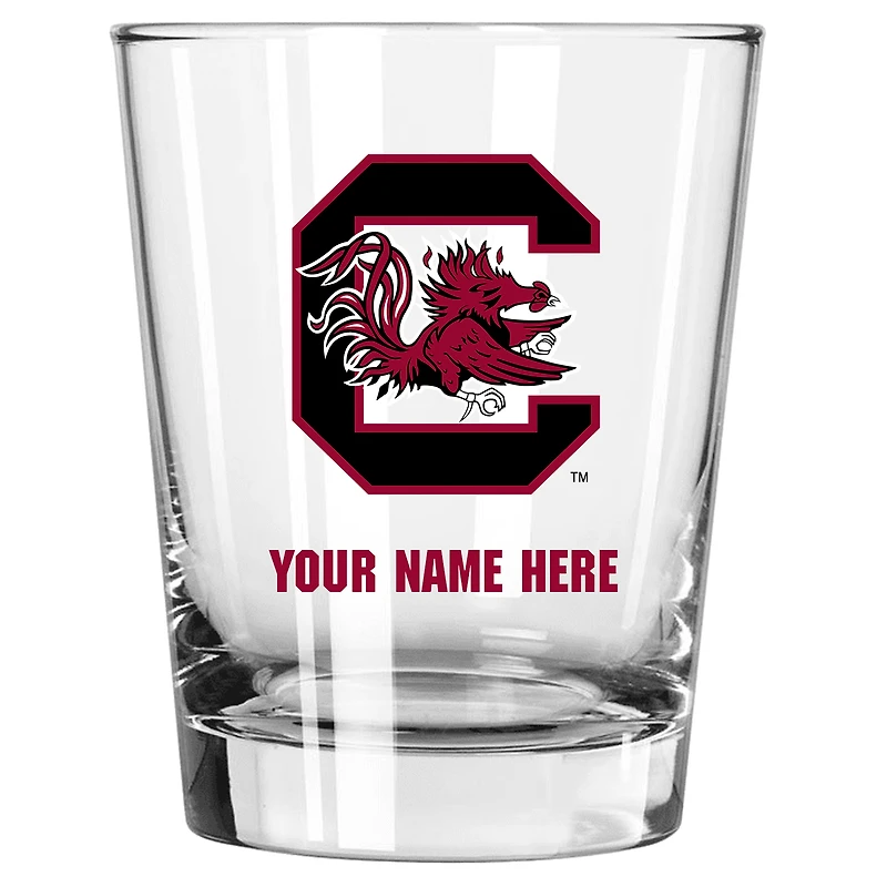 South Carolina Gamecocks 15oz. Personalized Double Old Fashioned Glass