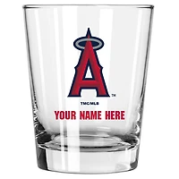 Los Angeles Angels 15oz. Personalized Double Old Fashioned Glass