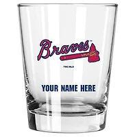 Atlanta Braves 15oz. Personalized Double Old Fashioned Glass