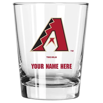 Arizona Diamondbacks 15oz. Personalized Double Old Fashioned Glass