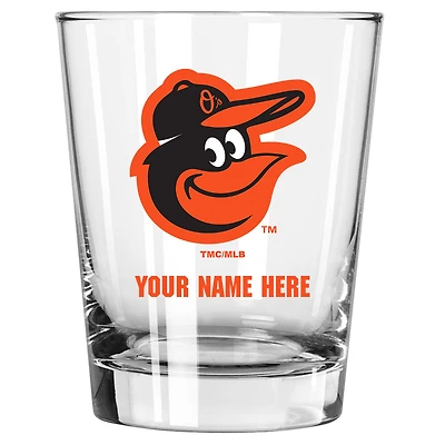 Baltimore Orioles 15oz. Personalized Double Old Fashioned Glass