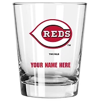 Cincinnati Reds 15oz. Personalized Double Old Fashioned Glass
