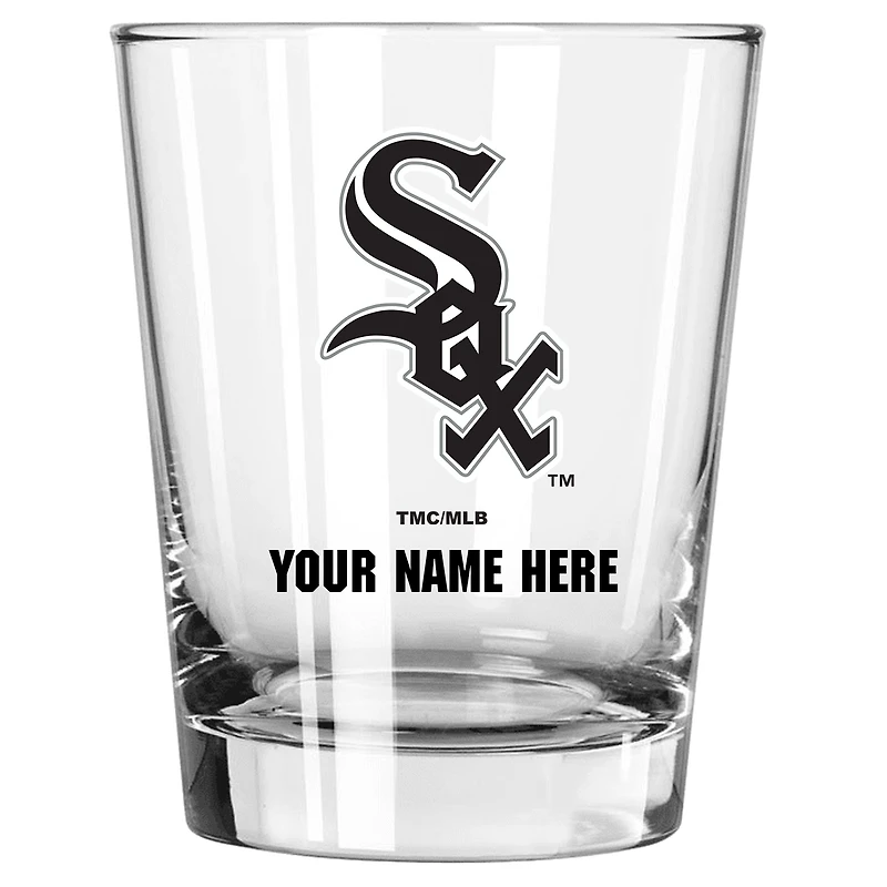Chicago White Sox 15oz. Personalized Double Old Fashioned Glass