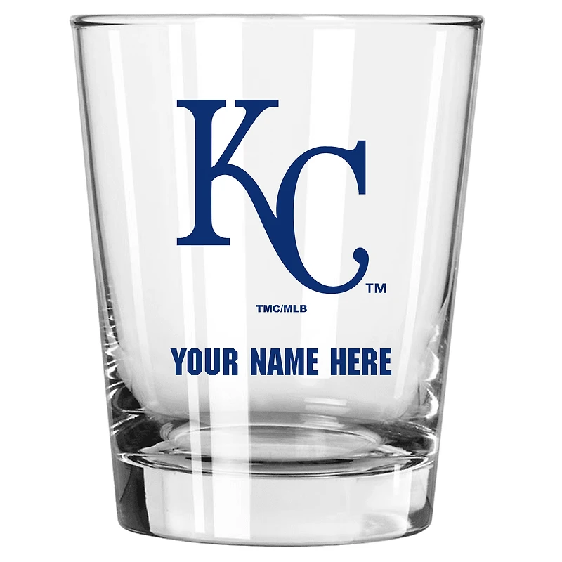 Kansas City Royals 15oz. Personalized Double Old Fashioned Glass