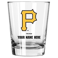 Pittsburgh Pirates 15oz. Personalized Double Old Fashioned Glass