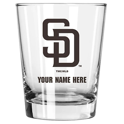 San Diego Padres 15oz. Personalized Double Old Fashioned Glass