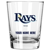 Tampa Bay Rays 15oz. Personalized Double Old Fashioned Glass