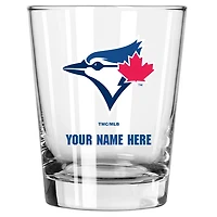 Toronto Blue Jays 15oz. Personalized Double Old Fashioned Glass