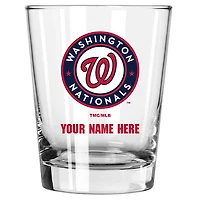 Washington Nationals 15oz. Personalized Double Old Fashioned Glass