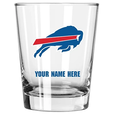 Buffalo Bills 15oz. Personalized Double Old Fashioned Glass