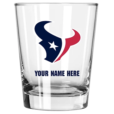 Houston Texans 15oz. Personalized Double Old Fashioned Glass