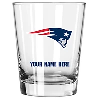 New England Patriots 15oz. Personalized Double Old Fashioned Glass