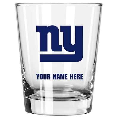 New York Giants 15oz. Personalized Double Old Fashioned Glass