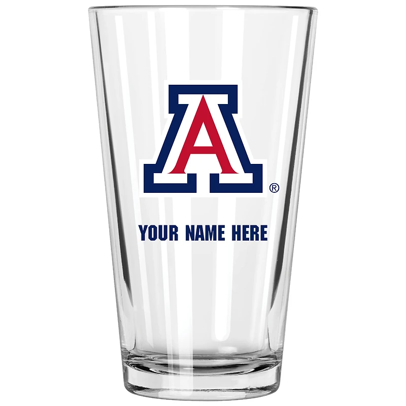 Arizona Wildcats 16oz. Personalized Pint Glass