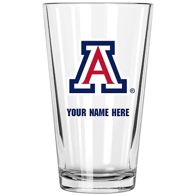 Arizona Wildcats 16oz. Personalized Pint Glass