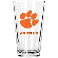 Clemson Tigers 16oz. Personalized Pint Glass