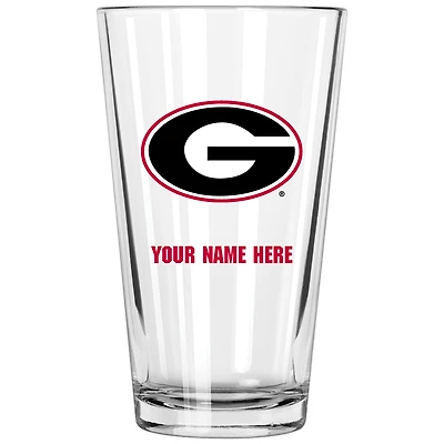 Georgia Bulldogs 16oz. Personalized Pint Glass