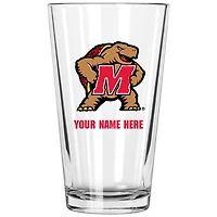 Maryland Terrapins 16oz. Personalized Pint Glass