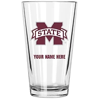 Mississippi State Bulldogs 16oz. Personalized Pint Glass