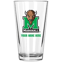 Marshall Thundering Herd 16oz. Personalized Pint Glass