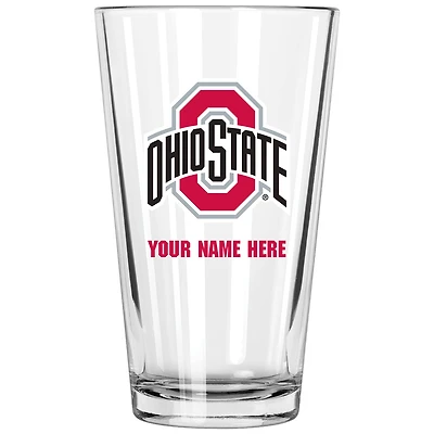 Ohio State Buckeyes 16oz. Personalized Pint Glass