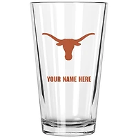 Texas Longhorns 16oz. Personalized Pint Glass