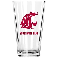 Washington State Cougars 16oz. Personalized Pint Glass