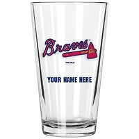Atlanta Braves 16oz. Personalized Pint Glass