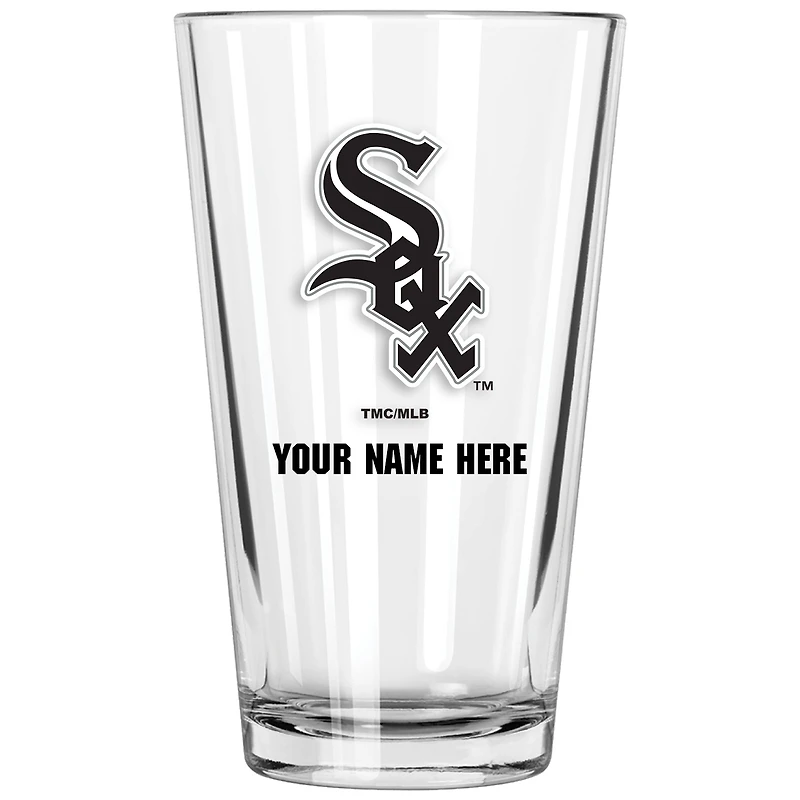 Chicago White Sox 16oz. Personalized Pint Glass