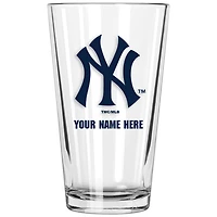 New York Yankees 16oz. Personalized Pint Glass