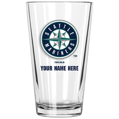 Seattle Mariners 16oz. Personalized Pint Glass