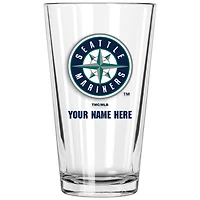 Seattle Mariners 16oz. Personalized Pint Glass