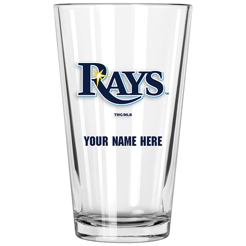 Tampa Bay Rays 16oz. Personalized Pint Glass
